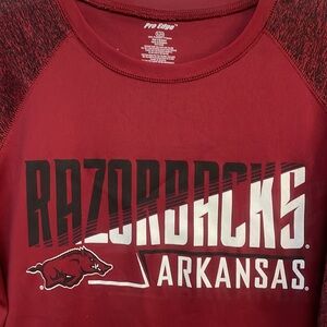 Pro Edge Razorbacks Arkansas Men's Red T-Shirt